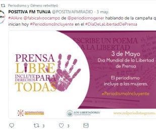 Tweet Positiva Fm Tunja